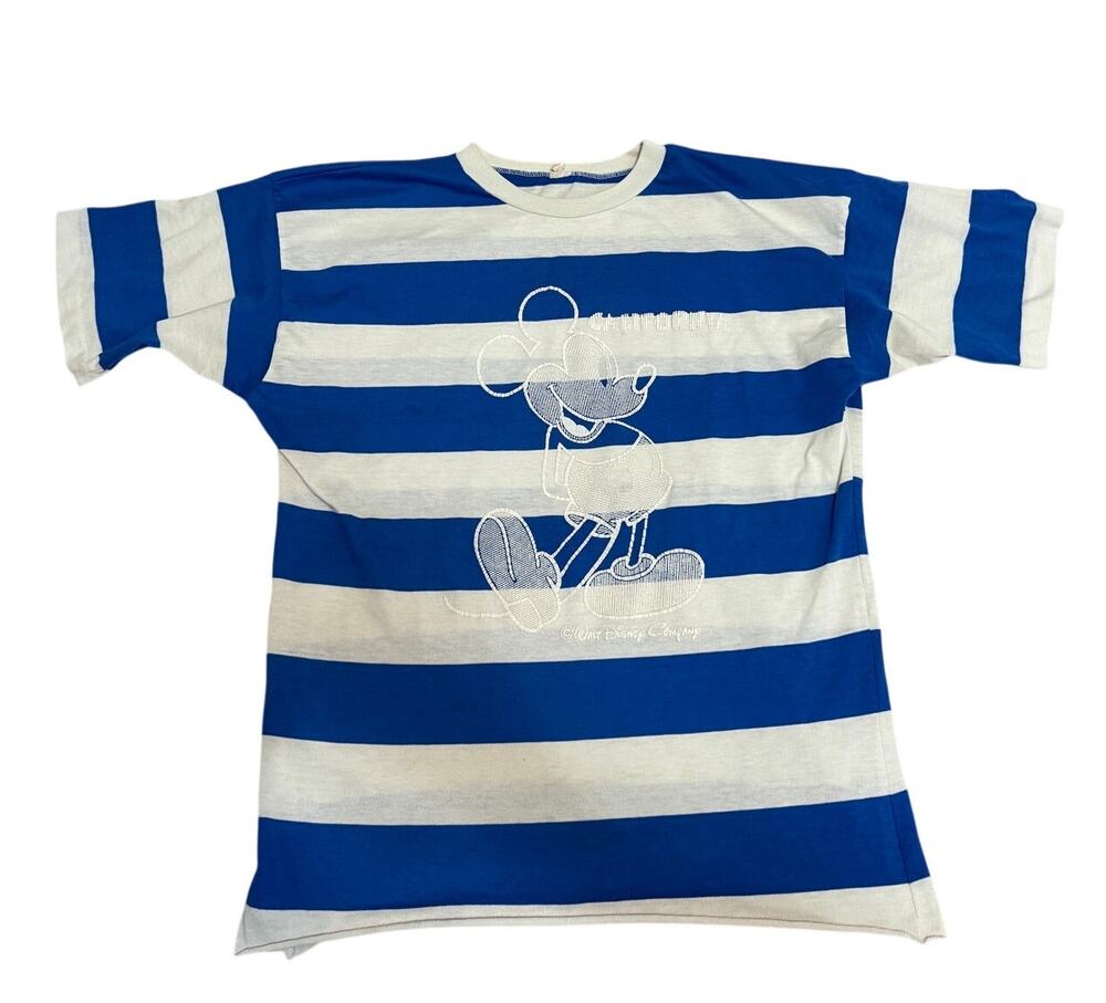 Blue and White Disney California T-shirt - Size large
